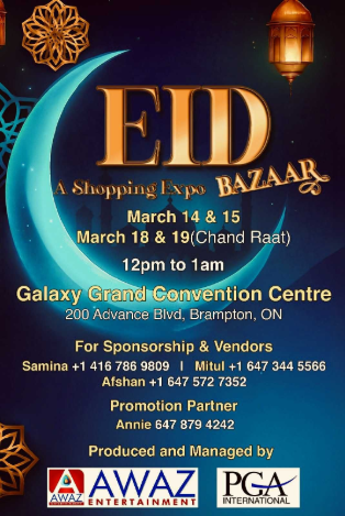 Eid Bazaar Expo in Brampton